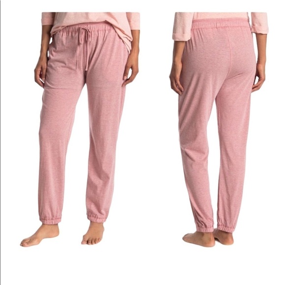 NEW Daniel BUCHLER Striped Drawstring Joggers - Picture 1 of 9